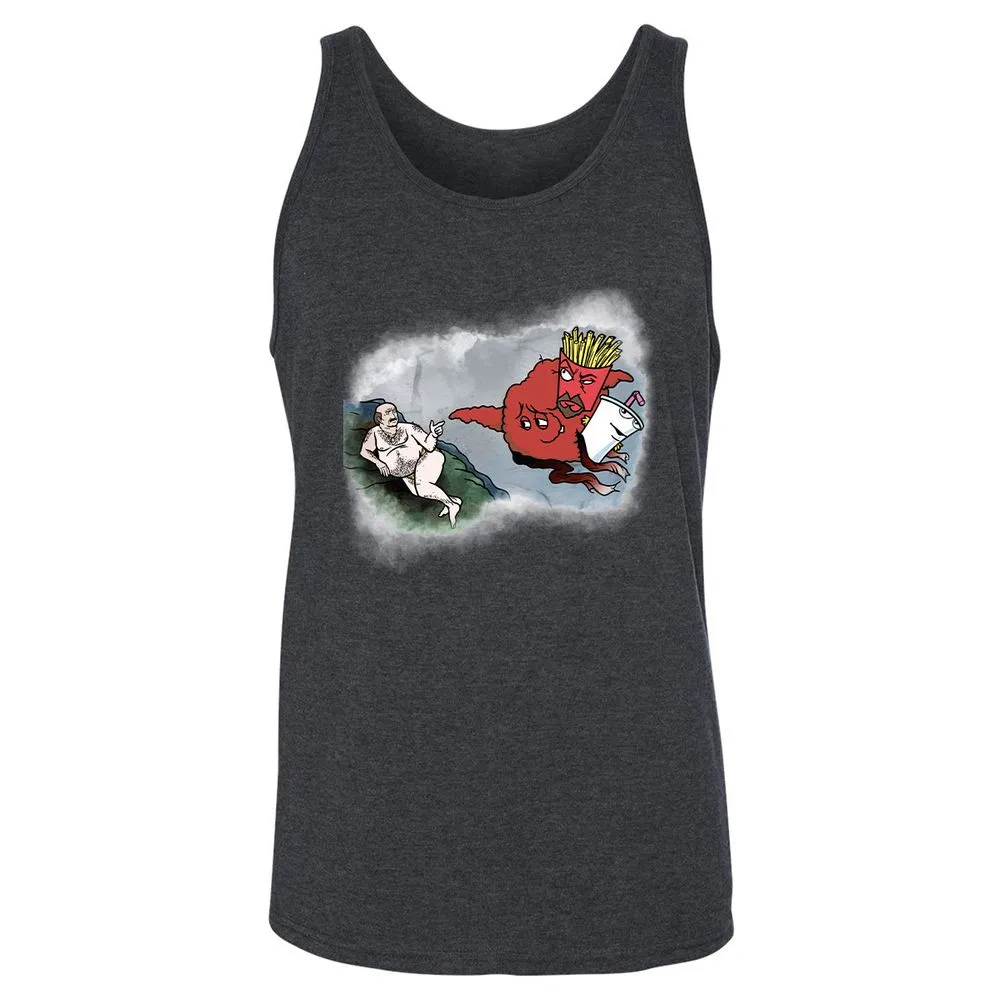 Unisex Jersey Tank - 1AA5NXE9 - Dark Grey Heather - 6