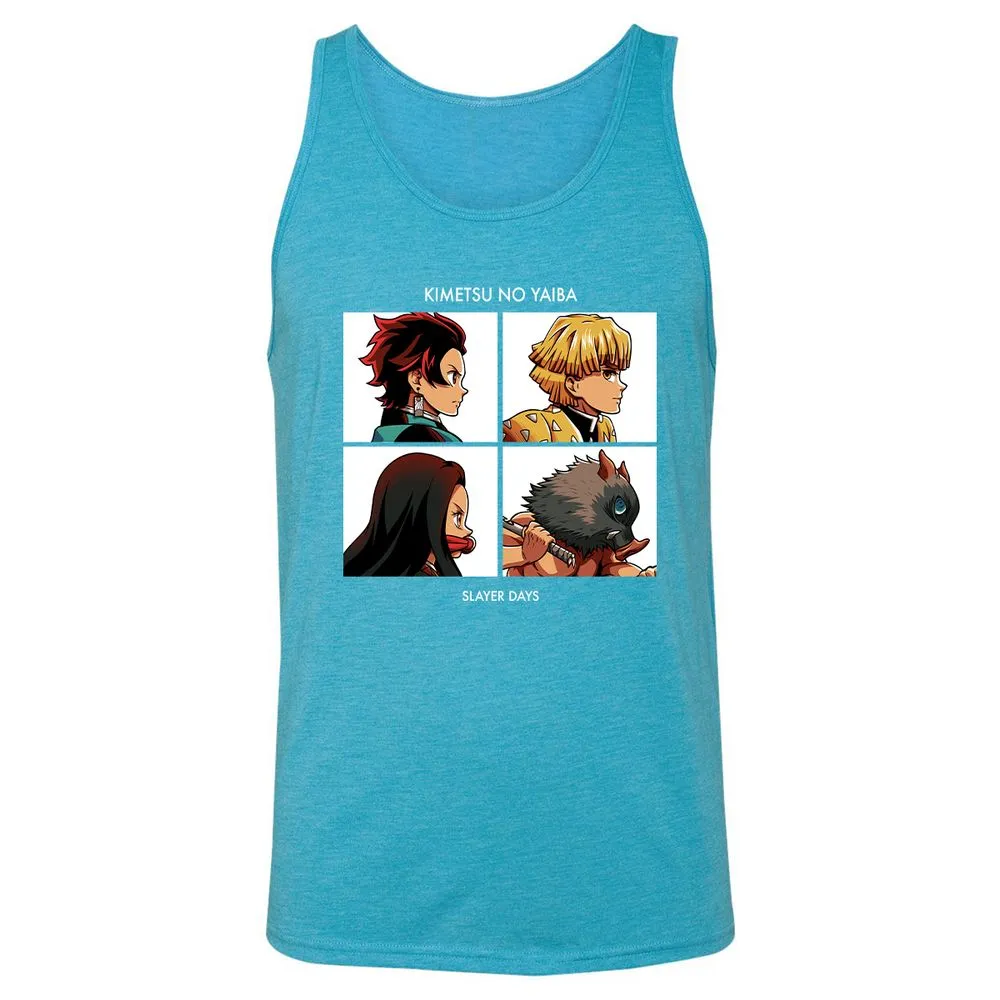 Unisex Jersey Tank - LYYJPY1N - Aqua Triblend - 3