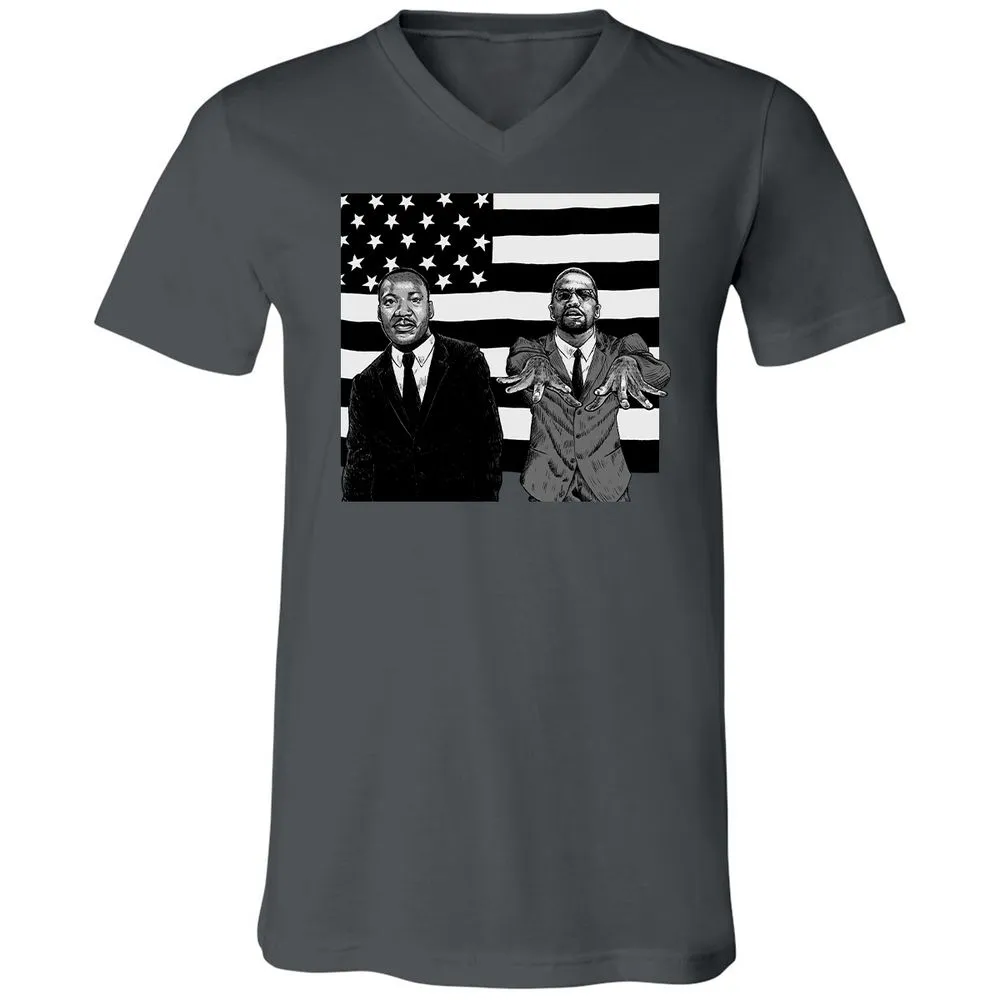 Unisex V-Neck T-Shirt - AVUN24JG - Asphalt - 12