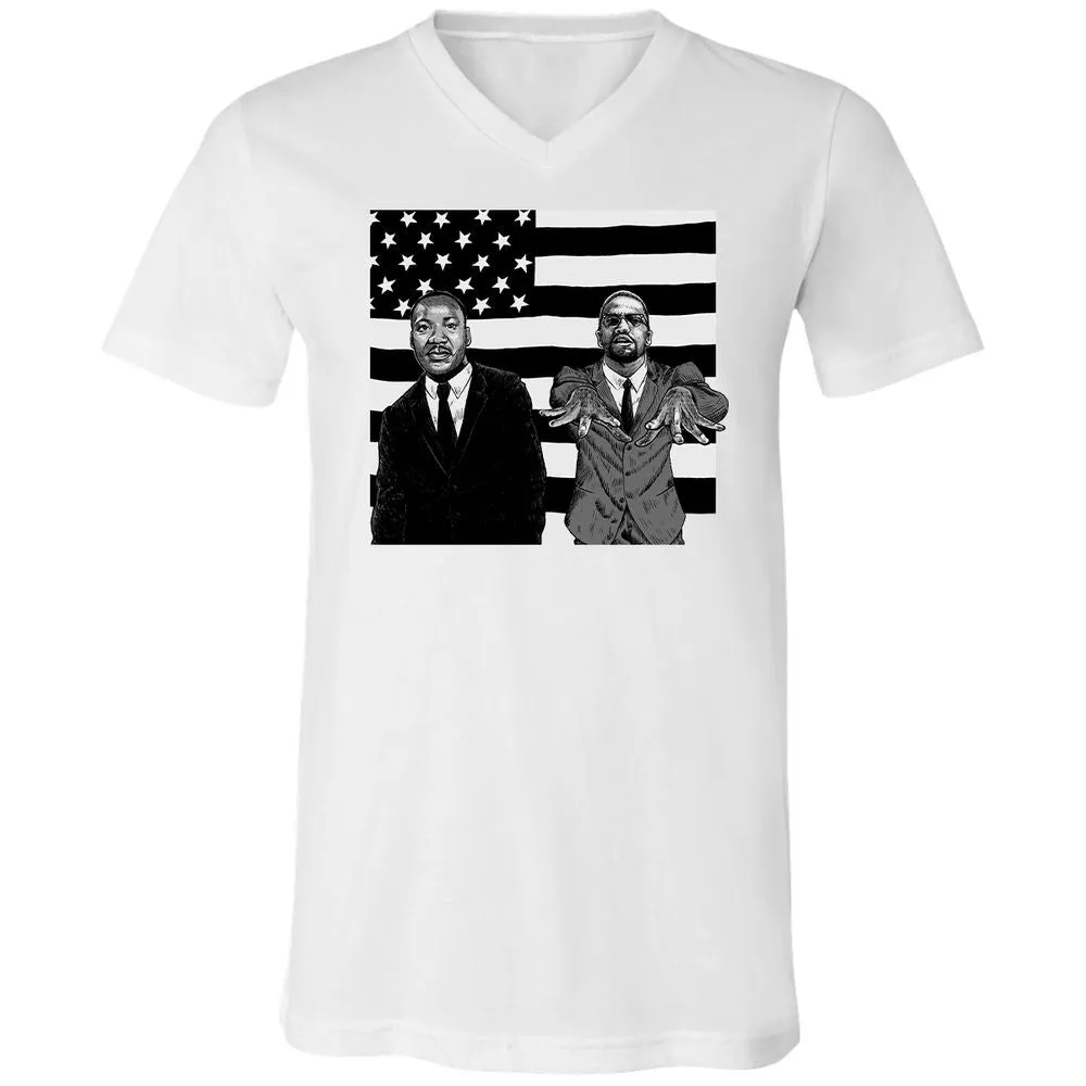 Unisex V-Neck T-Shirt - AVUN24JG - White - 5