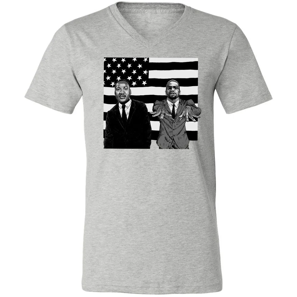 Unisex V-Neck T-Shirt - AVUN24JG - Athletic Heather - 7