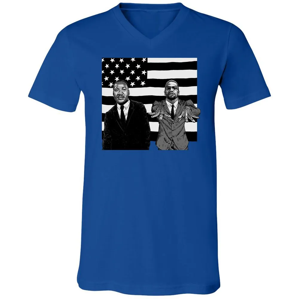 Unisex V-Neck T-Shirt - AVUN24JG - True Royal - 4