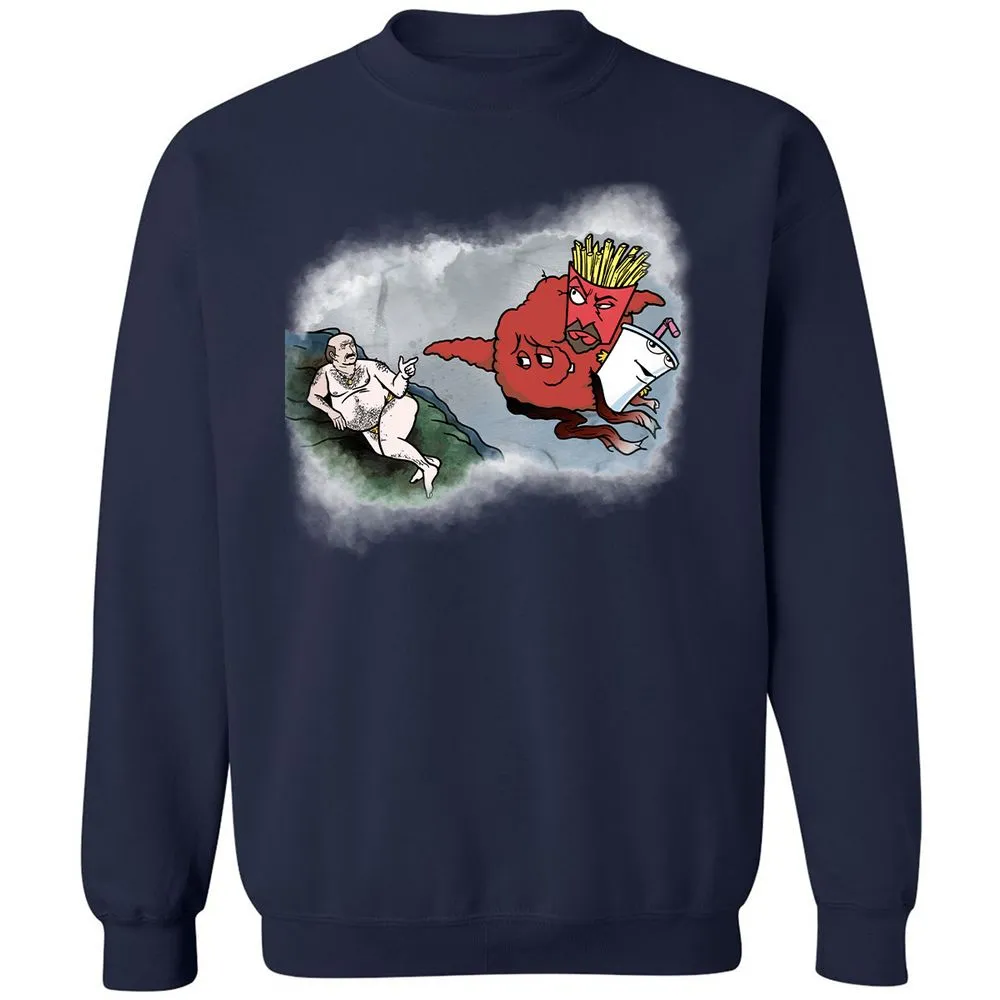 Classic Unisex Sweatshirt - Q8TRFVTU - Navy - 2