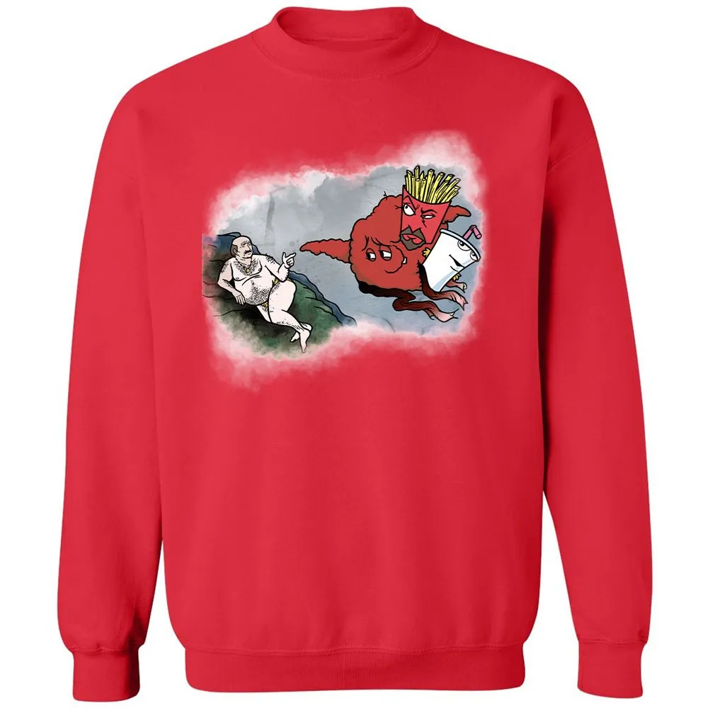 Classic Unisex Sweatshirt - Q8TRFVTU - Red - 5