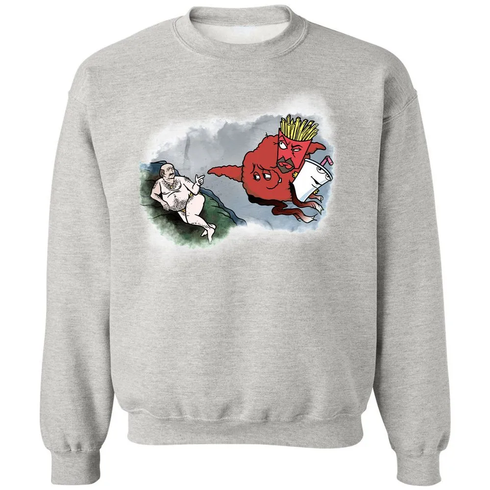 Classic Unisex Sweatshirt - Q8TRFVTU - Ash - 8