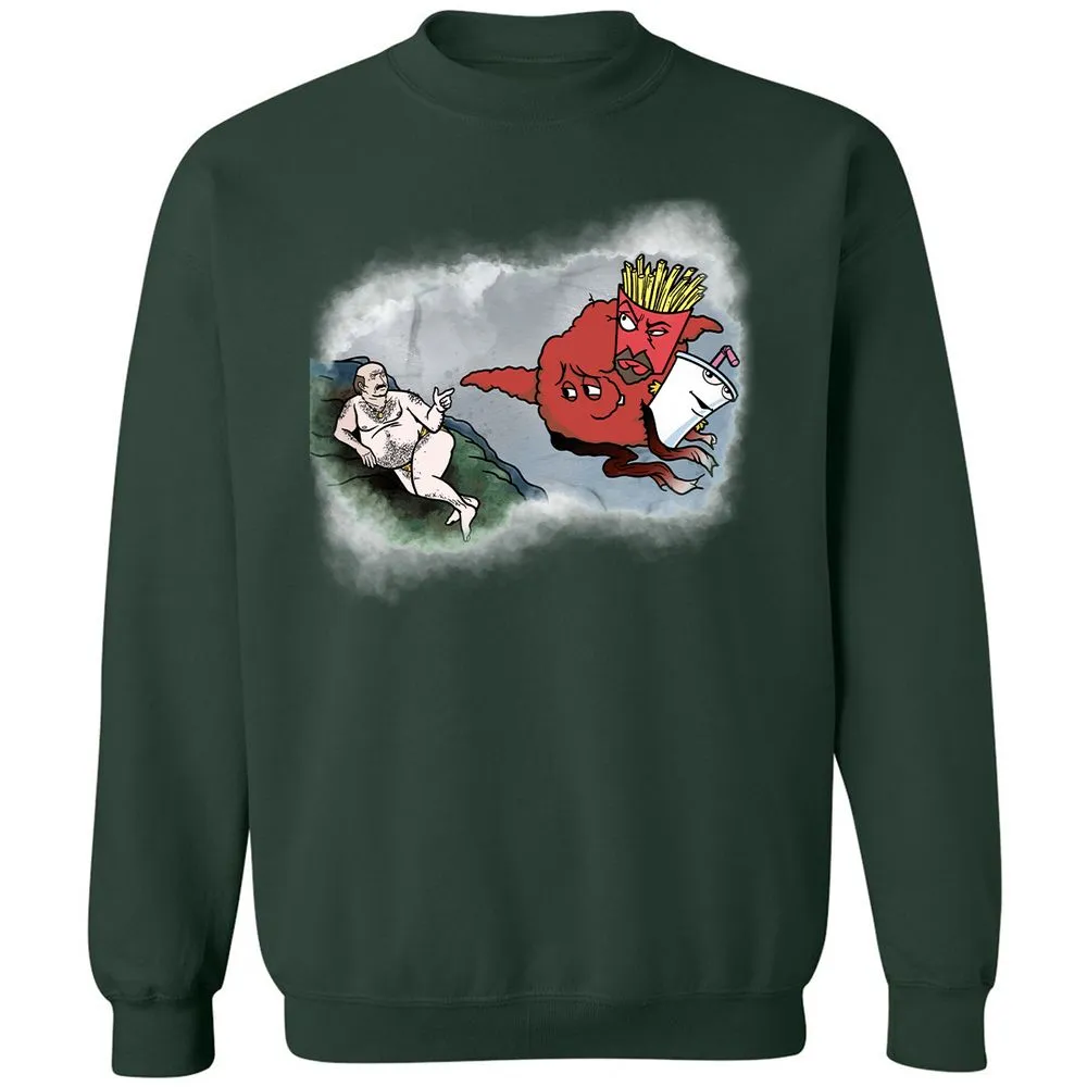 Classic Unisex Sweatshirt - Q8TRFVTU - Forest Green - 4