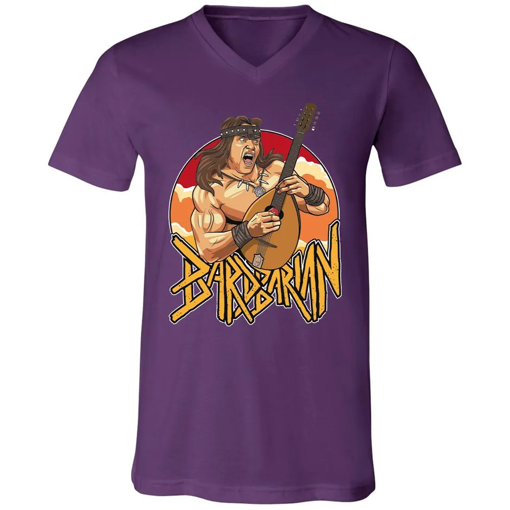 Unisex V-Neck T-Shirt - CMHRVR92 - Team Purple - 9