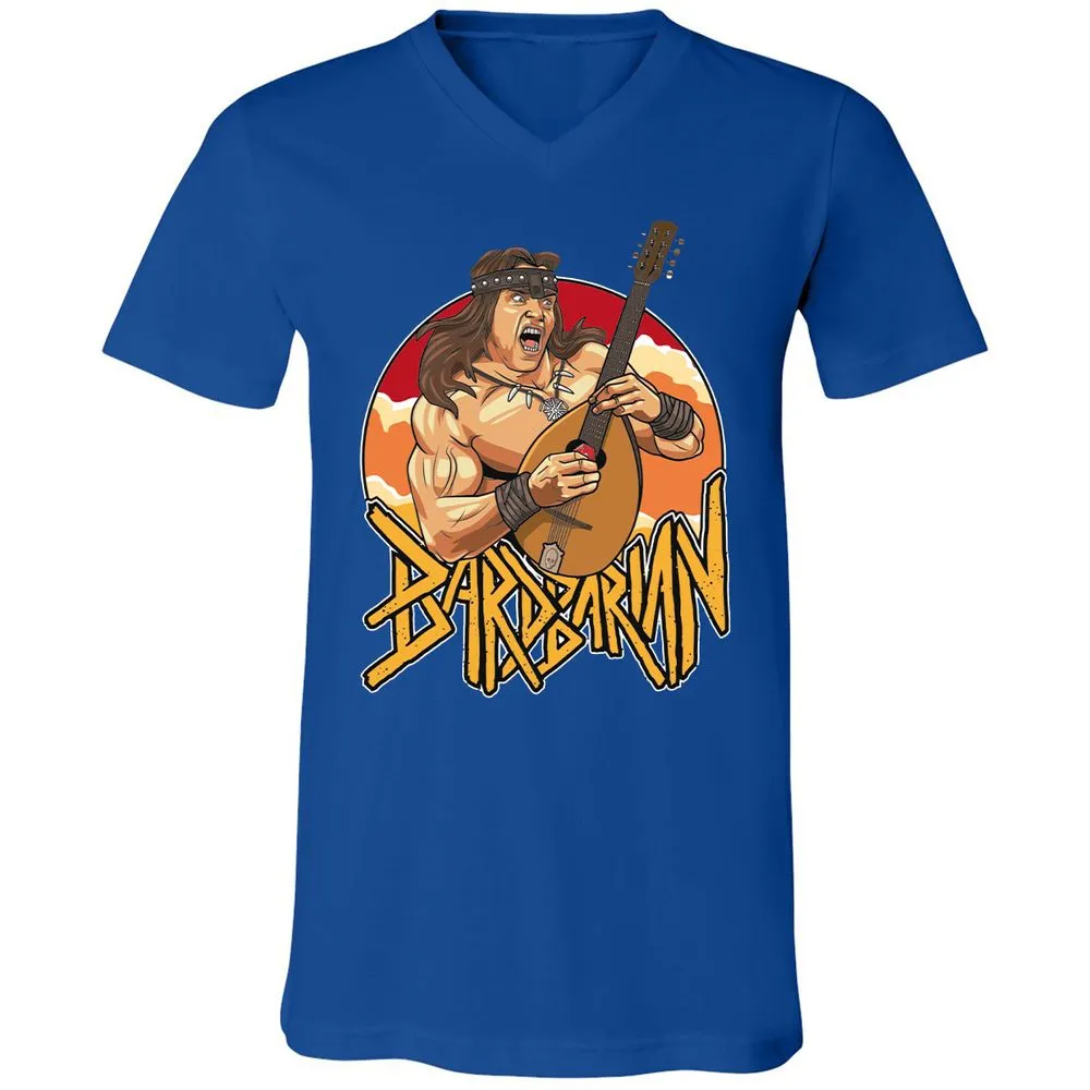Unisex V-Neck T-Shirt - CMHRVR92 - True Royal - 4