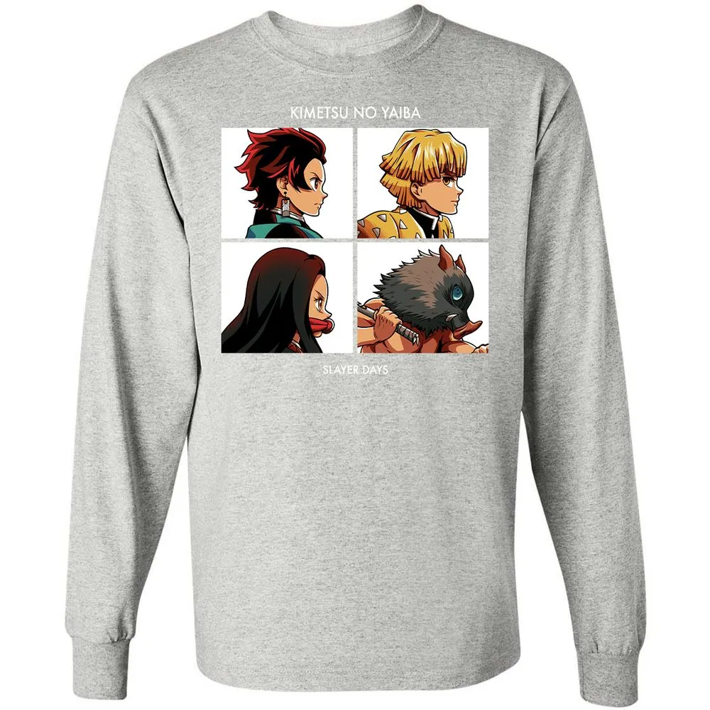 Long Sleeve T-Shirt - 5XVVG6Y4 - Ash - 7