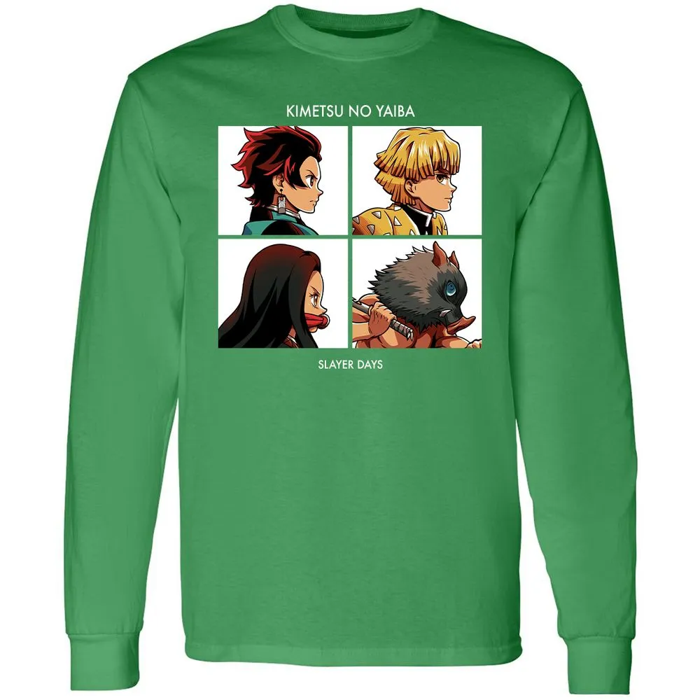 Long Sleeve T-Shirt - 5XVVG6Y4 - Irish Green - 10