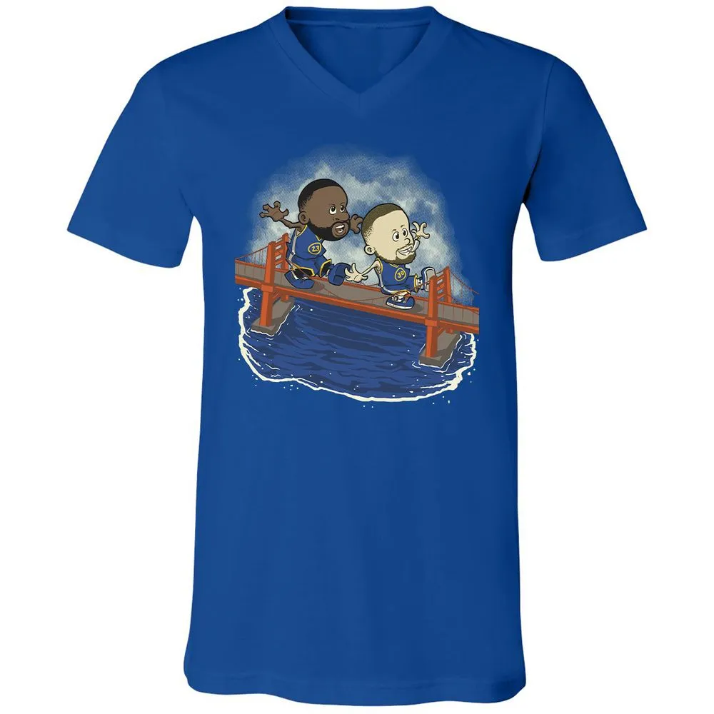 Unisex V-Neck T-Shirt - UJ31YLGE - True Royal - 4