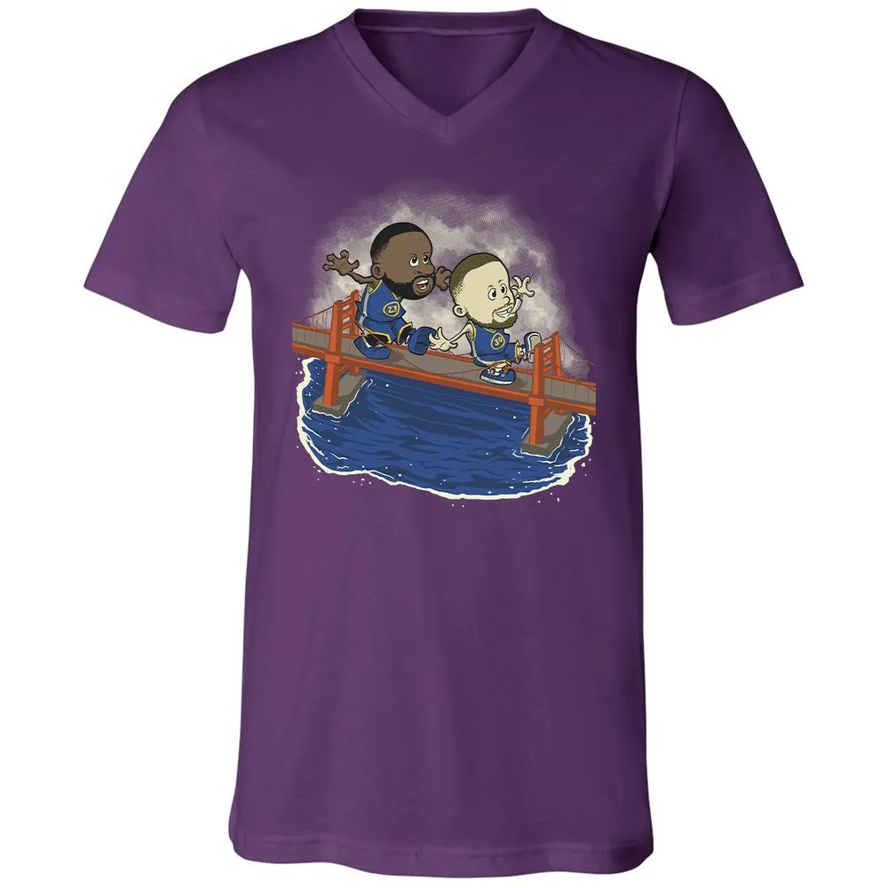 Unisex V-Neck T-Shirt - UJ31YLGE - Team Purple - 9