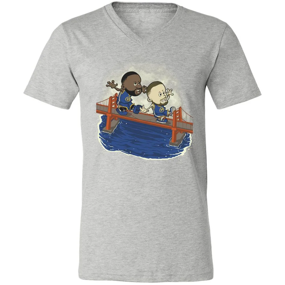 Unisex V-Neck T-Shirt - UJ31YLGE - Athletic Heather - 7