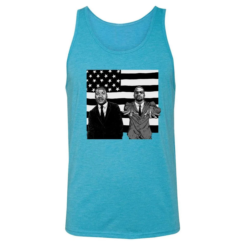 Unisex Jersey Tank - D72QL3JJ - Aqua Triblend - 3