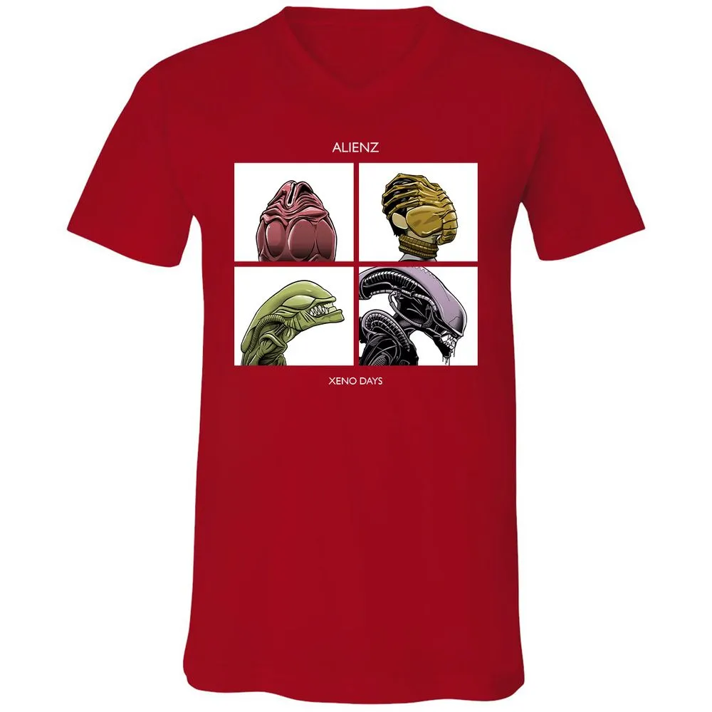 Unisex V-Neck T-Shirt - TVN763C4 - Red - 3
