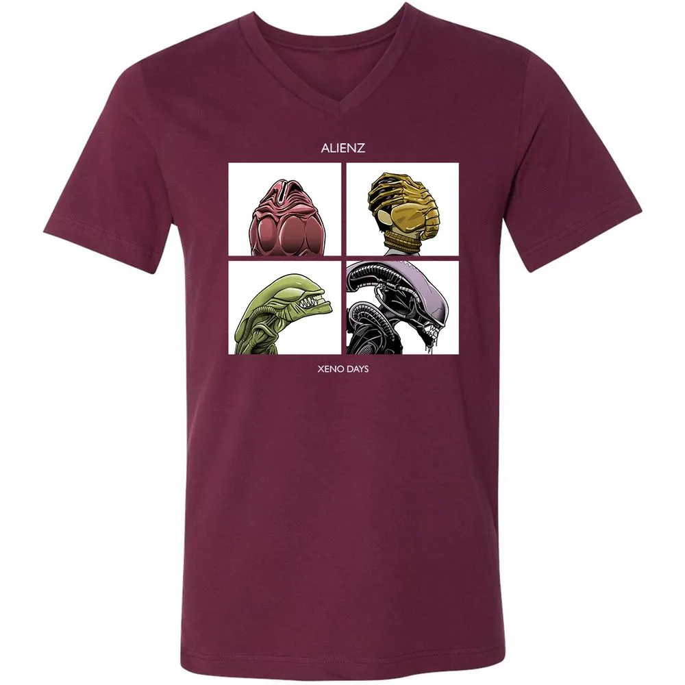 Unisex V-Neck T-Shirt - TVN763C4 - Maroon - 6
