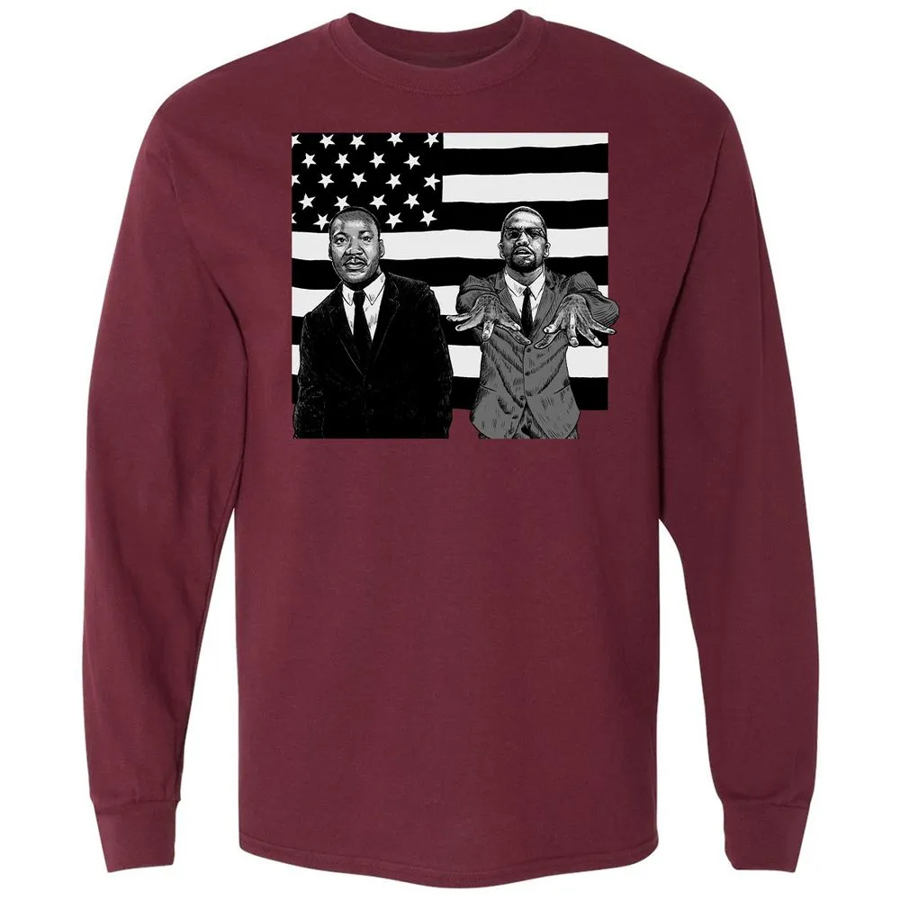 Long Sleeve T-Shirt - F1DZN79P - Maroon - 11