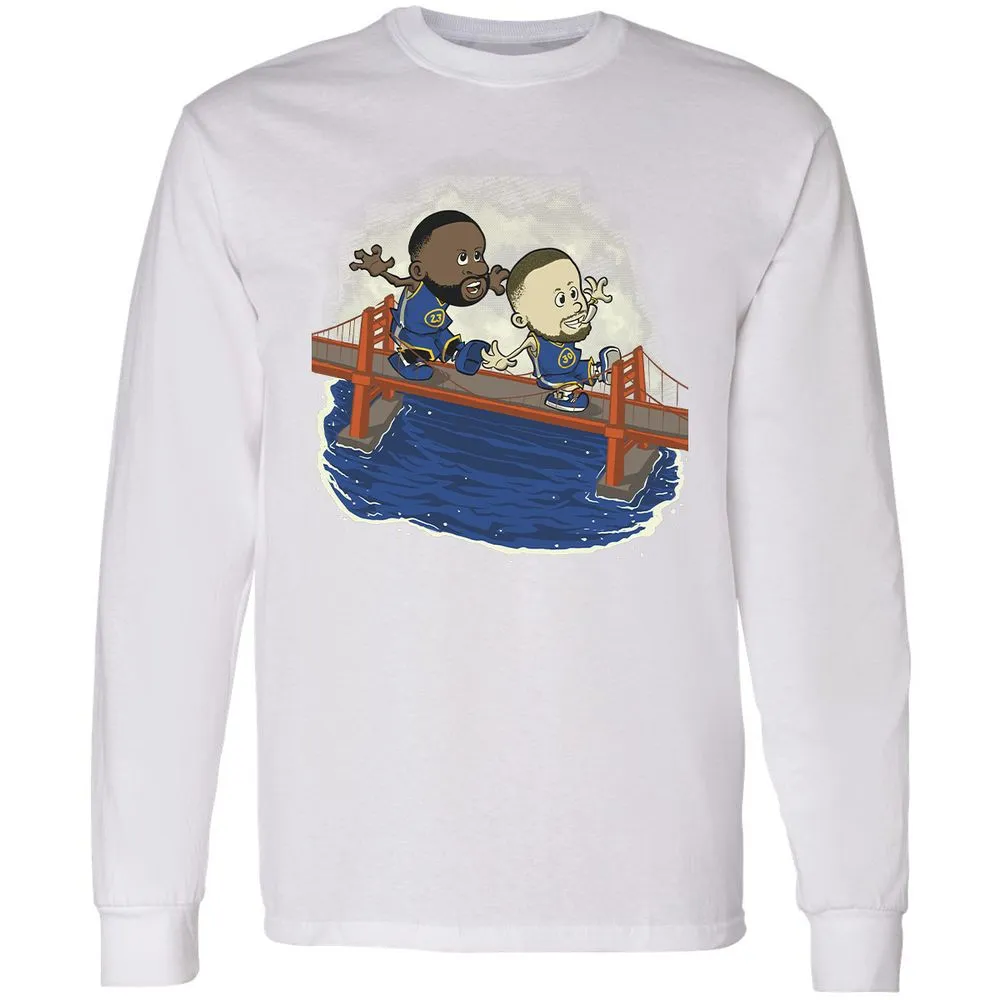 Long Sleeve T-Shirt - Black - White - 5