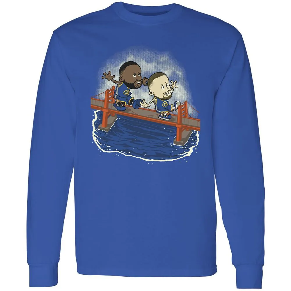 Long Sleeve T-Shirt - Black - Royal - 8