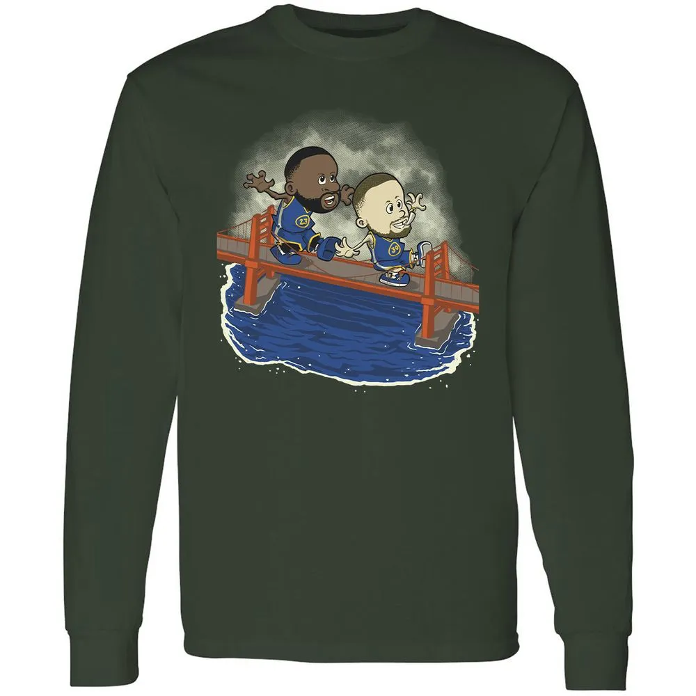 Long Sleeve T-Shirt - Black - Forest Green - 4