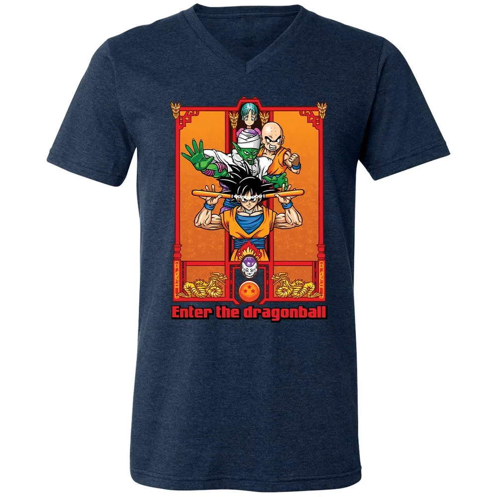 Unisex V-Neck T-Shirt - KVFW931P - Heather Navy - 15