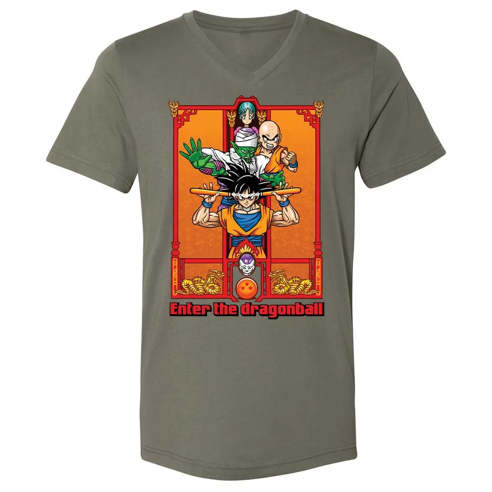 Unisex V-Neck T-Shirt - KVFW931P - Military Green - 10