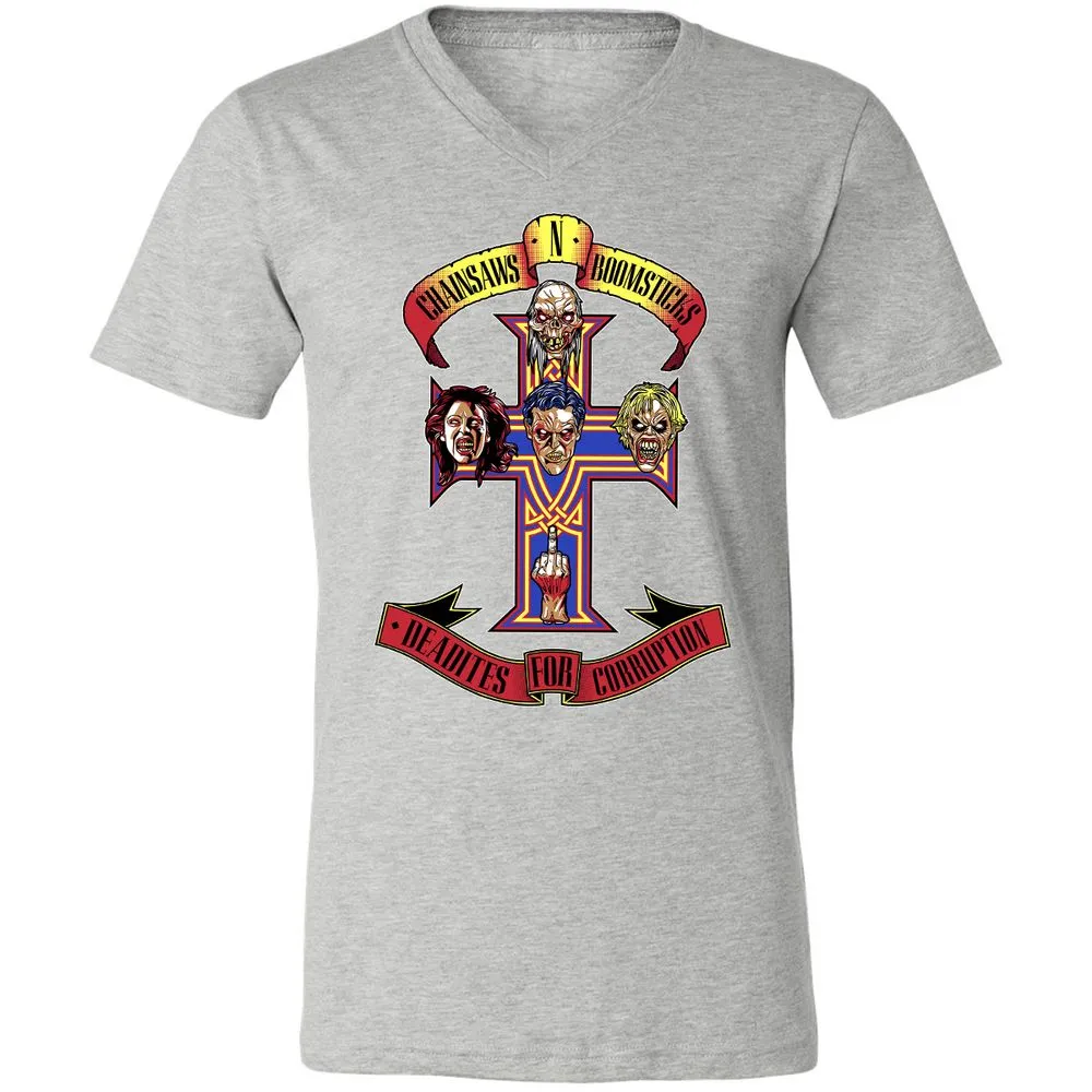 Unisex V-Neck T-Shirt - M7LRNMSD - Athletic Heather - 7