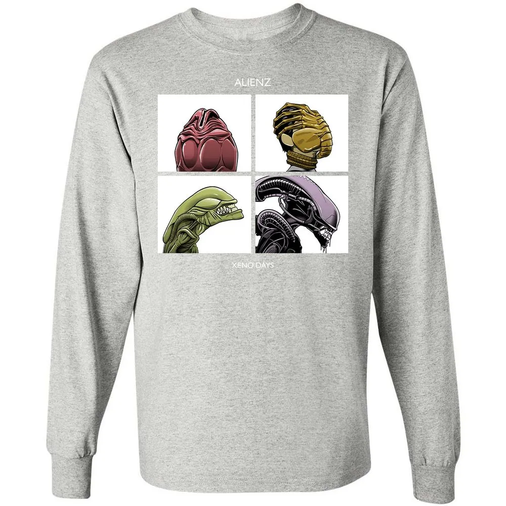 Long Sleeve T-Shirt - XR4PUGSB - Ash - 7