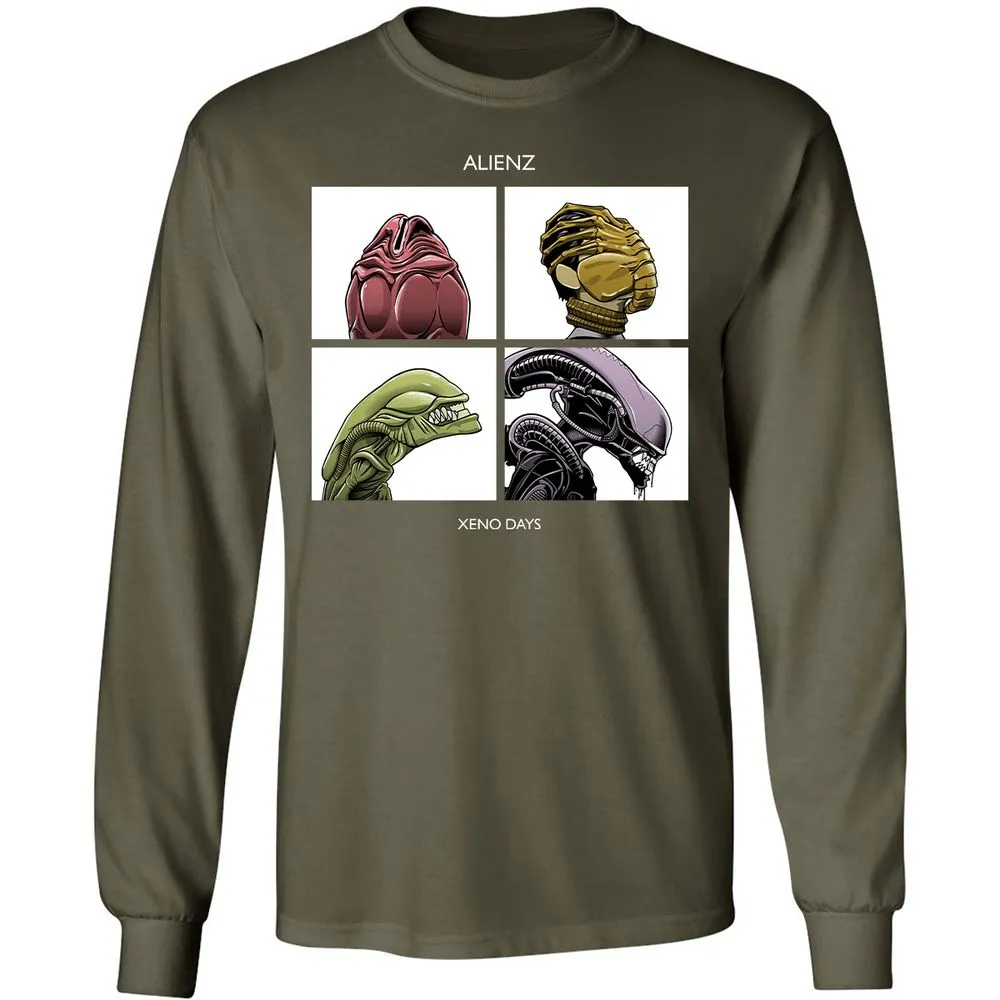 Long Sleeve T-Shirt - XR4PUGSB - Military Green - 16