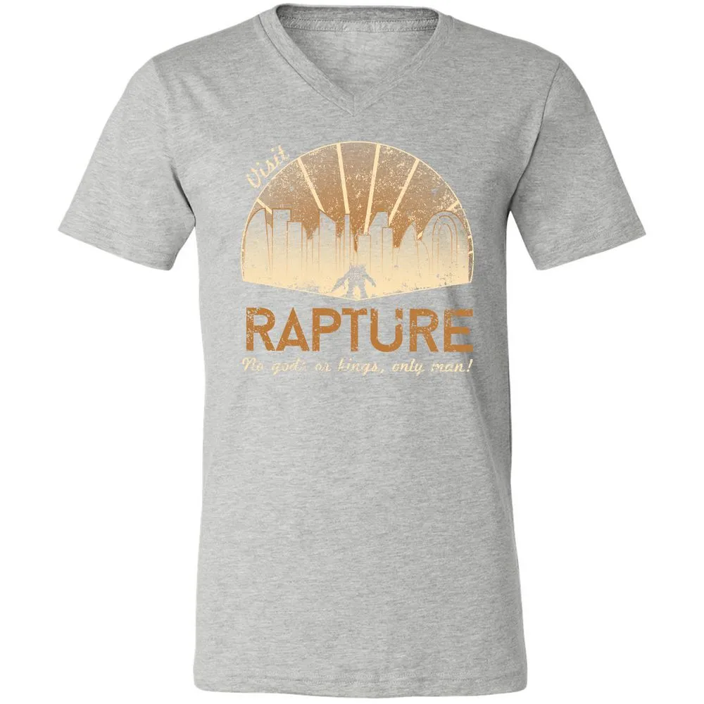 Unisex V-Neck T-Shirt - 1EGHDXGF - Athletic Heather - 7