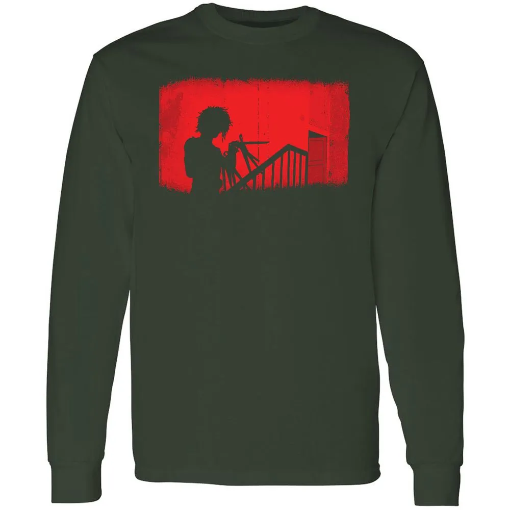 Long Sleeve T-Shirt - EERSAJDF - Forest Green - 4
