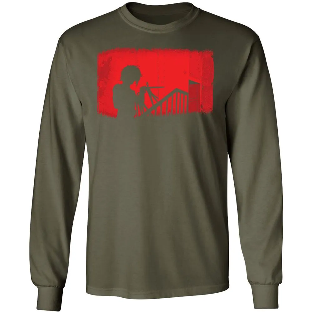 Long Sleeve T-Shirt - EERSAJDF - Military Green - 16