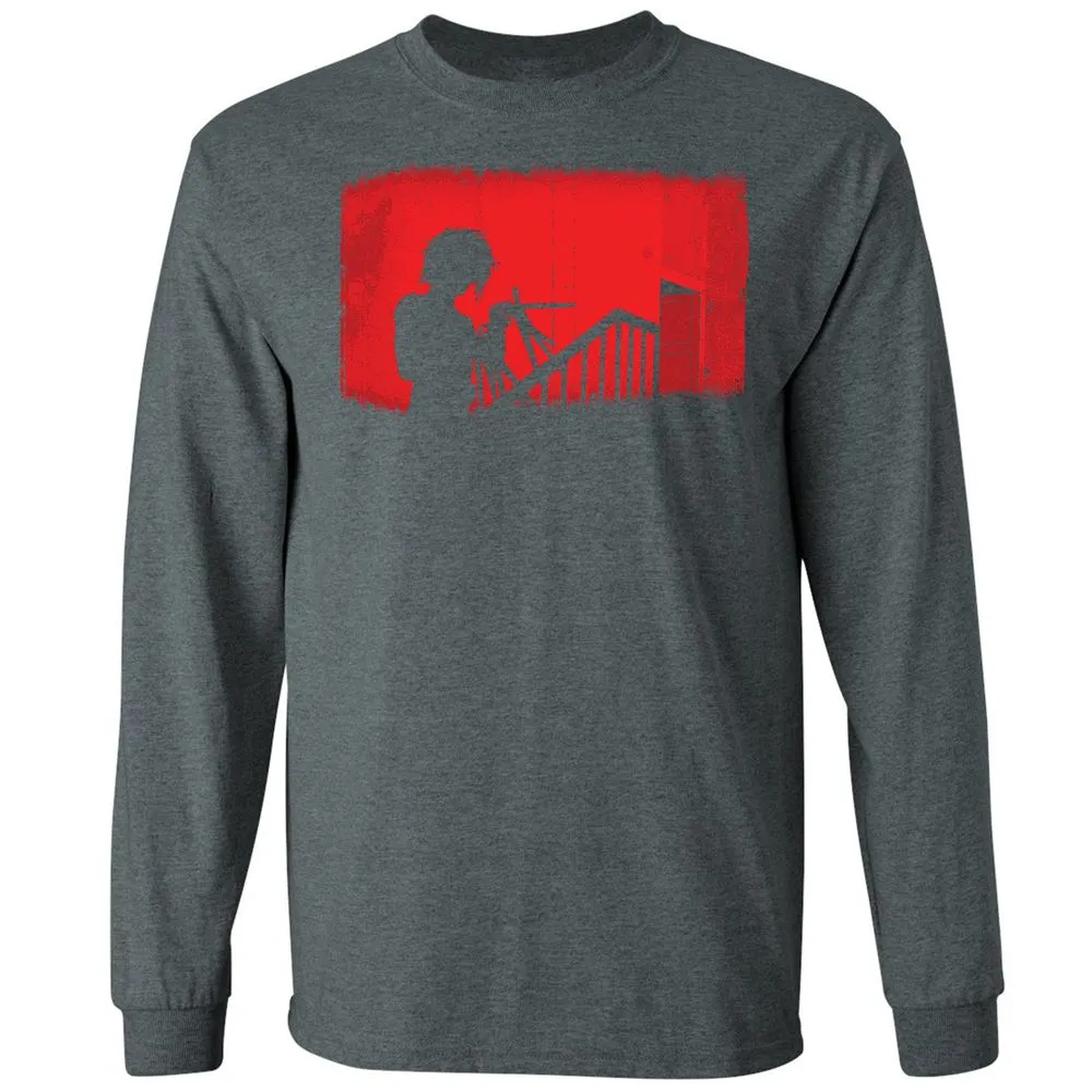 Long Sleeve T-Shirt - EERSAJDF - Dark Heather - 15