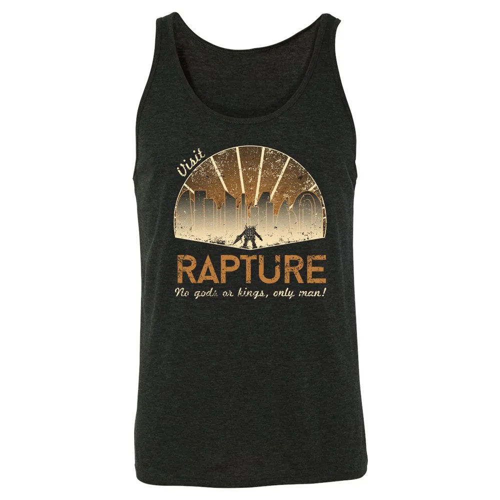 Unisex Jersey Tank - U8F14F5J - Charcoal Black Triblend - 5