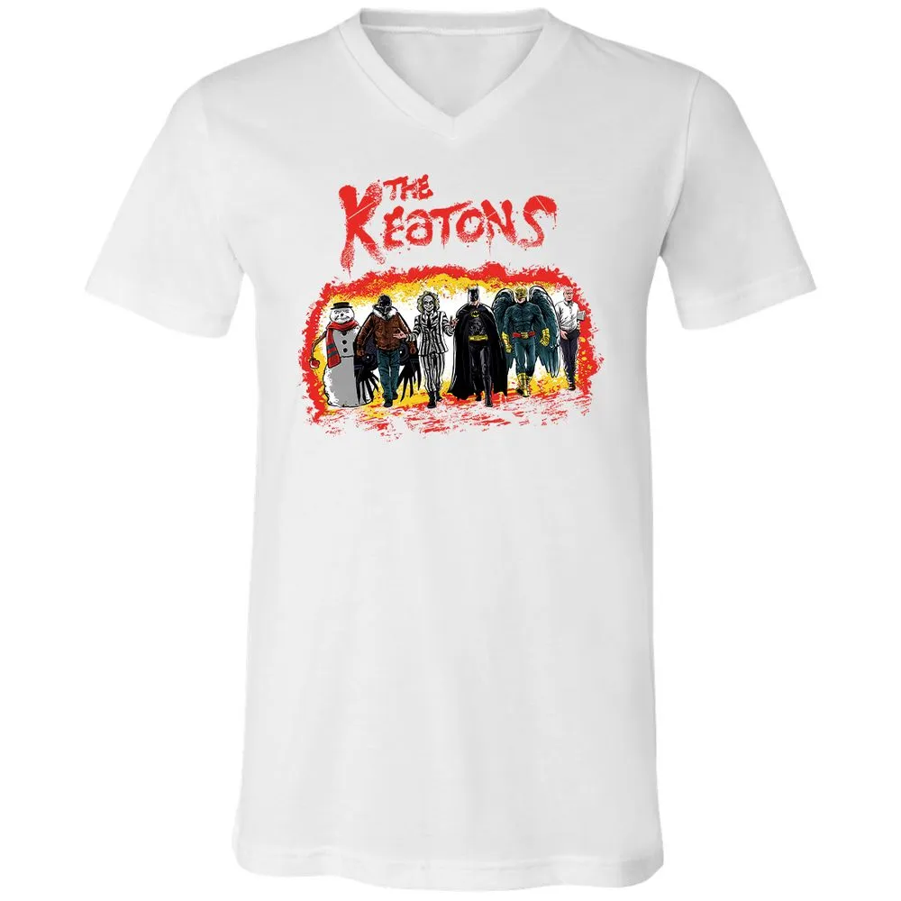 Unisex V-Neck T-Shirt - HPH87CCH - White - 5
