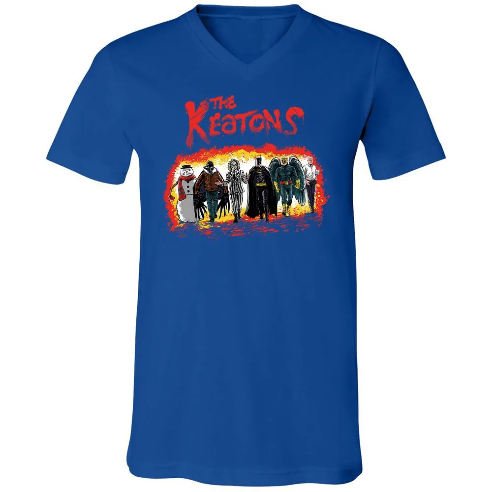 Unisex V-Neck T-Shirt - HPH87CCH - True Royal - 4