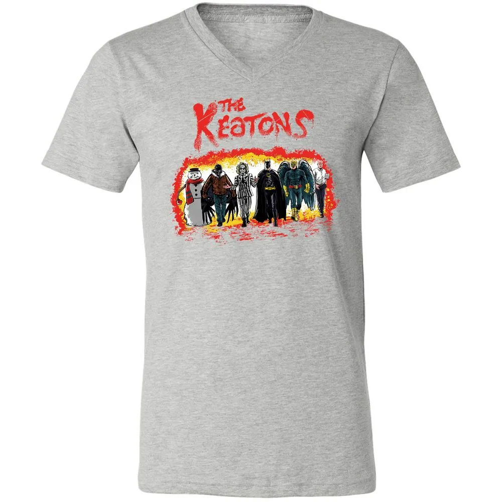 Unisex V-Neck T-Shirt - HPH87CCH - Athletic Heather - 7
