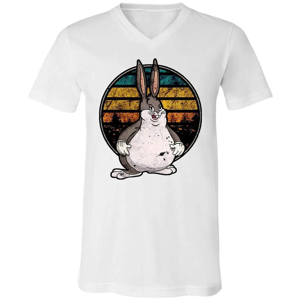 Unisex V-Neck T-Shirt - AMR9BWRT - White - 5