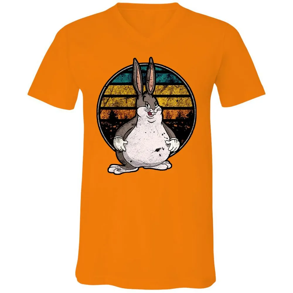 Unisex V-Neck T-Shirt - AMR9BWRT - Orange - 11