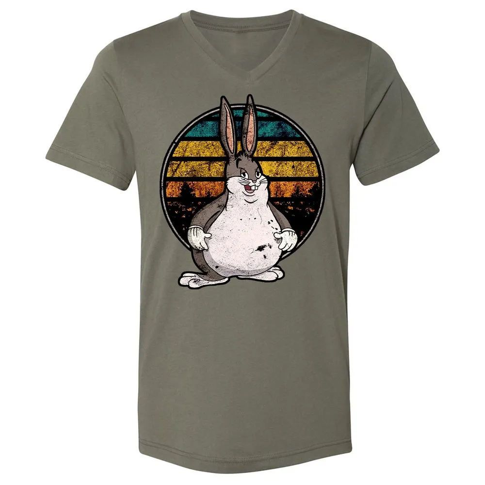 Unisex V-Neck T-Shirt - AMR9BWRT - Military Green - 10