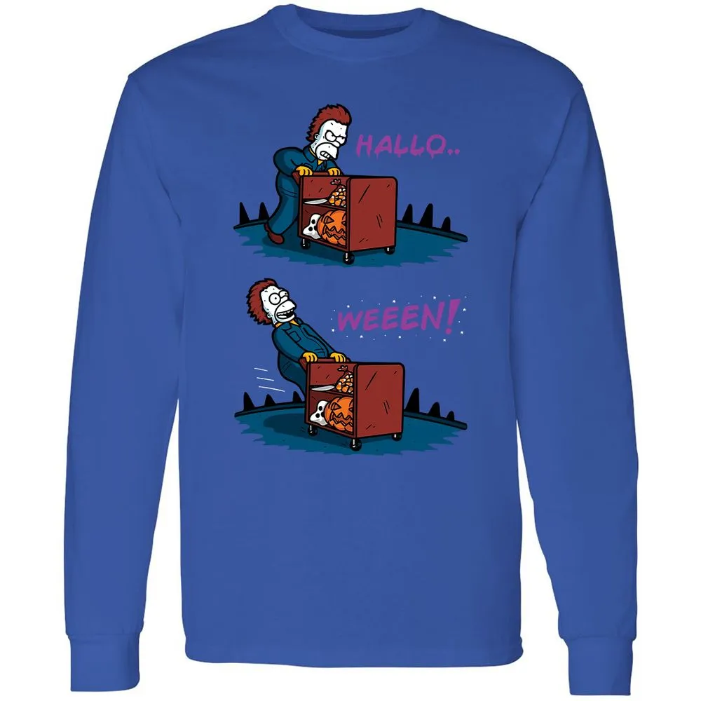 Long Sleeve T-Shirt - F7MVULQP - Royal - 8