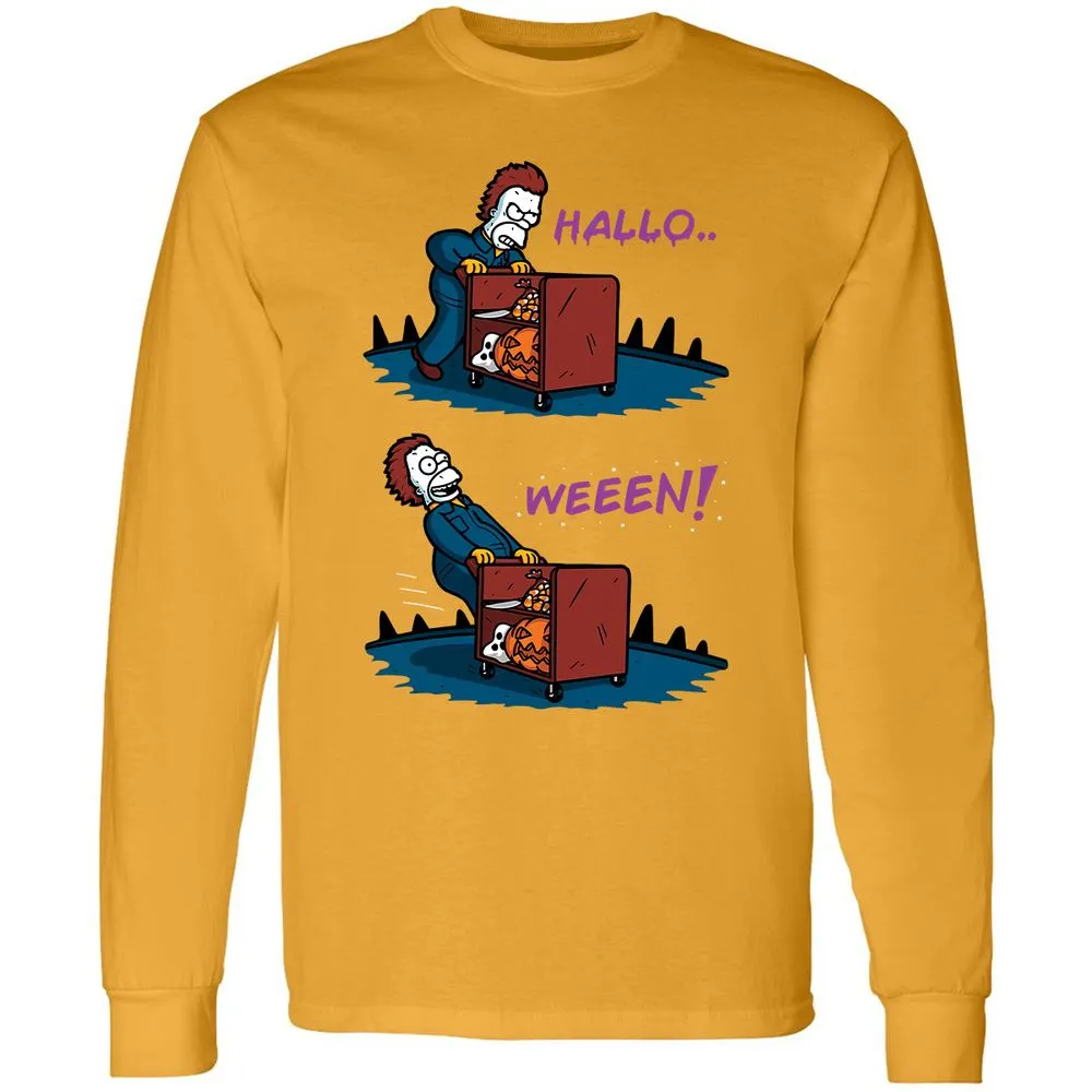 Long Sleeve T-Shirt - F7MVULQP - Gold - 9