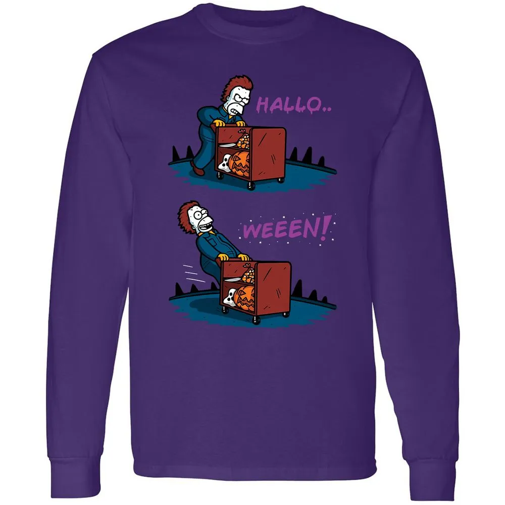 Long Sleeve T-Shirt - F7MVULQP - Purple - 13