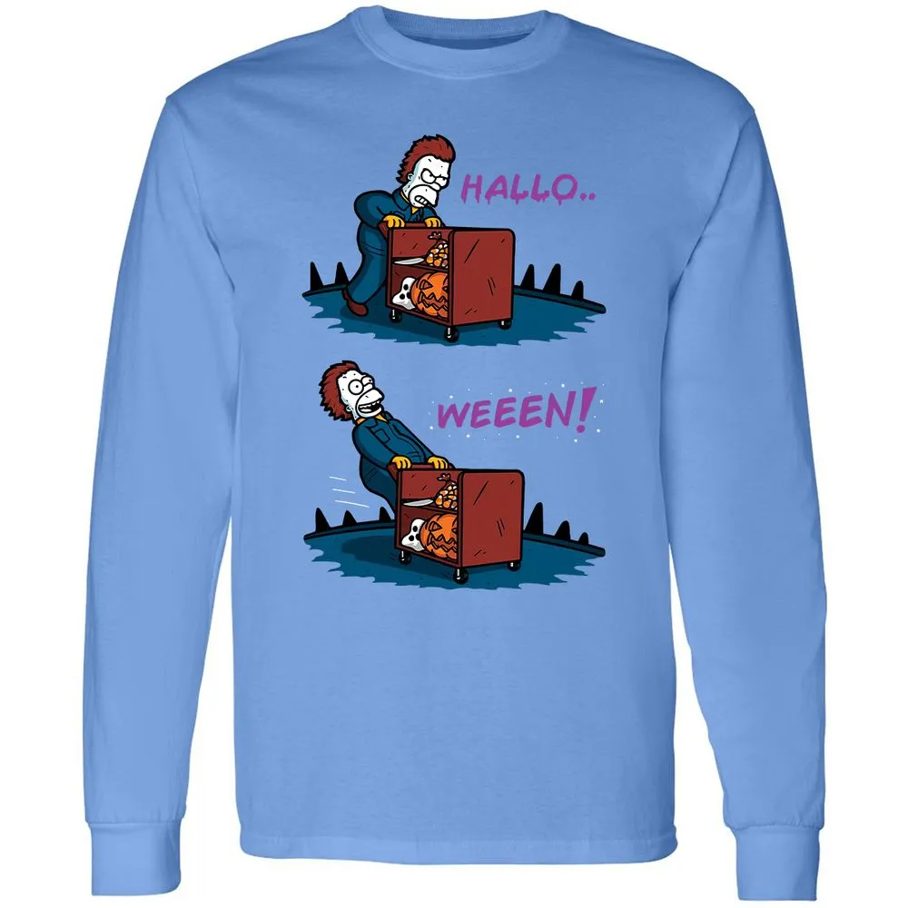 Long Sleeve T-Shirt - F7MVULQP - Carolina Blue - 12