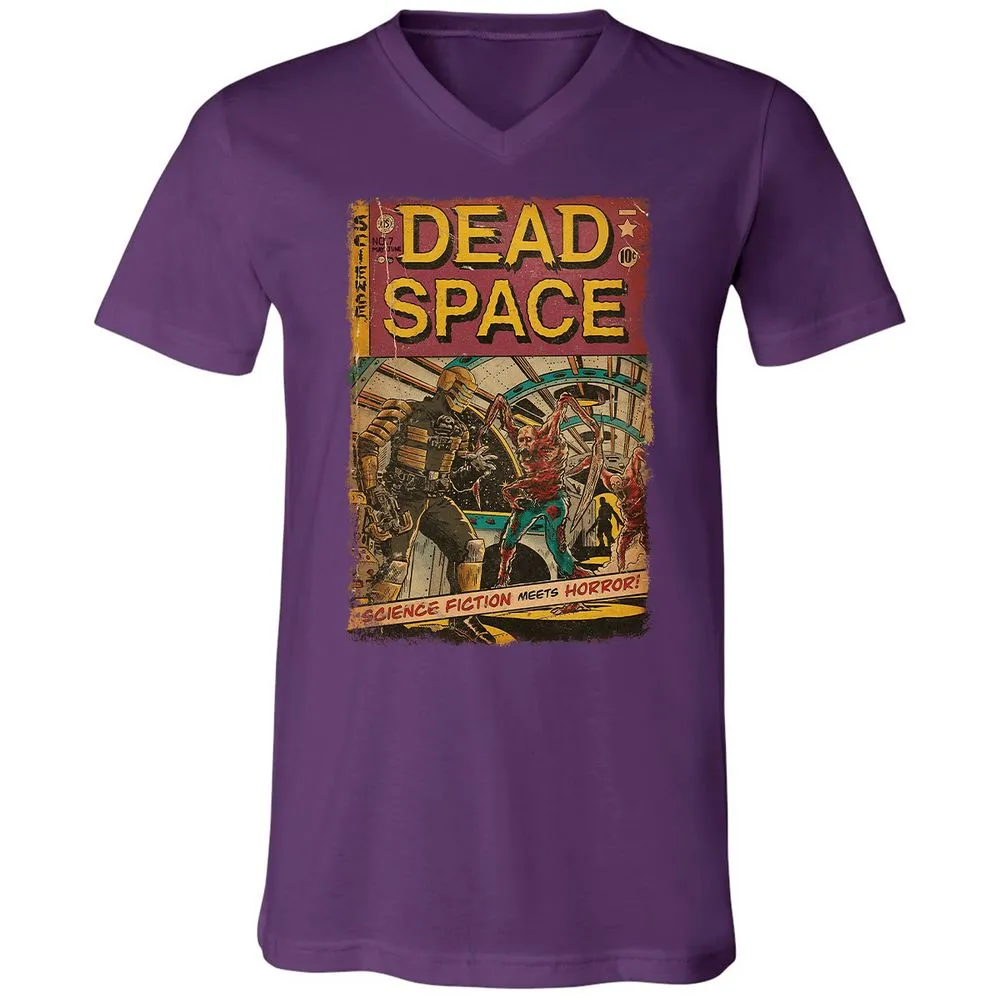 Unisex V-Neck T-Shirt - 7Y1W5J86 - Team Purple - 9