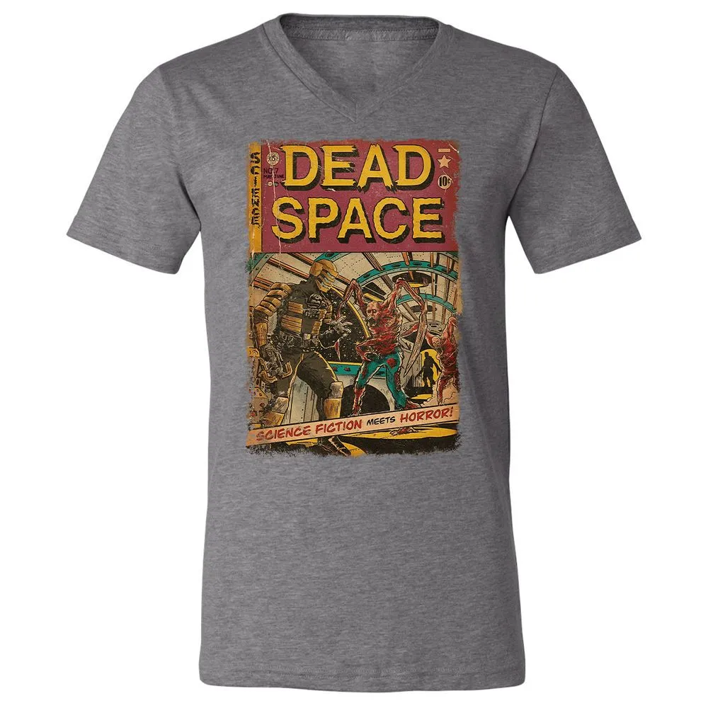 Unisex V-Neck T-Shirt - 7Y1W5J86 - Deep Heather - 13