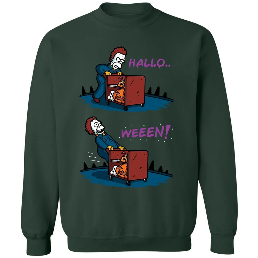 Classic Unisex Sweatshirt - 5GUJ4493 - Forest Green - 4