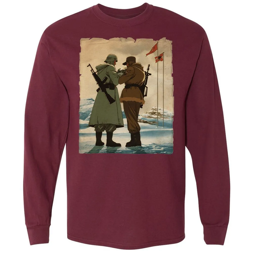 Long Sleeve T-Shirt - 2T4HG375 - Maroon - 11