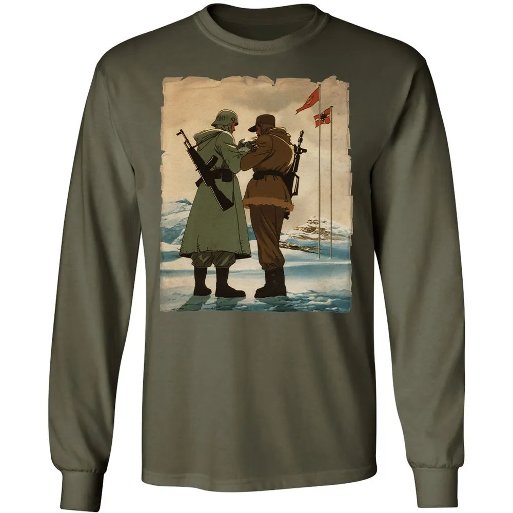 Long Sleeve T-Shirt - 2T4HG375 - Military Green - 16