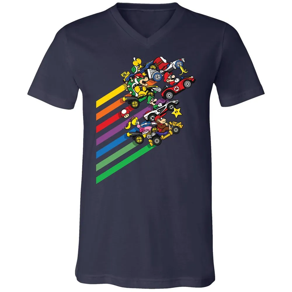 Unisex V-Neck T-Shirt - FB6G6S4G - Navy - 2